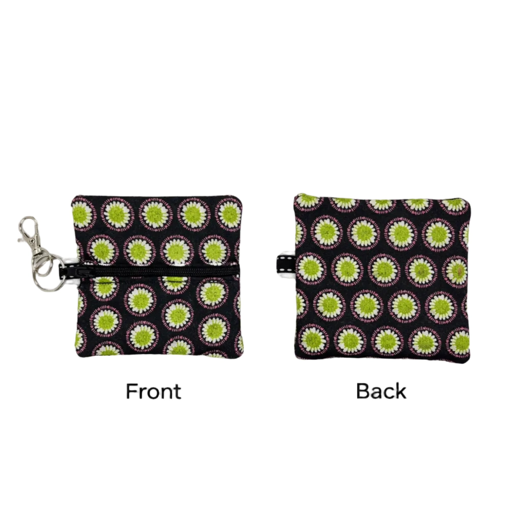 Black and Lime Floral