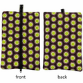 Black and Lime Floral  4x6