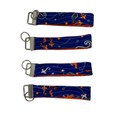 Blue and Orange Wristlet