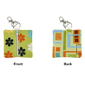 Lime Floral and Geometric