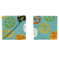 Teal Floral Bookmark